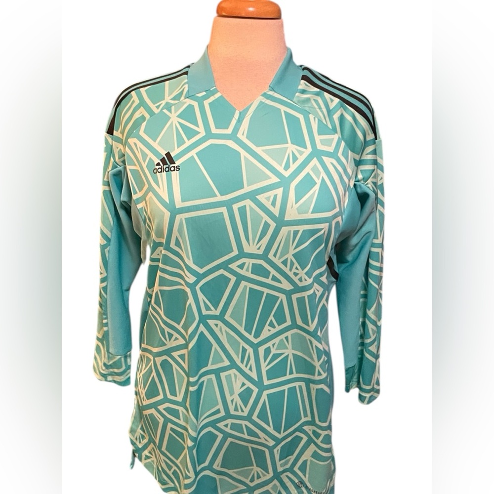 Adidas Women's Aqua Geometric Jersey